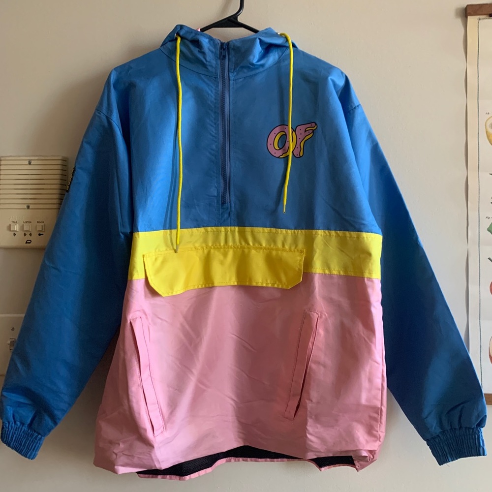 Odd Future Anorak Jacket Men's Large OFWGKTA Wolf Gang Windbreaker